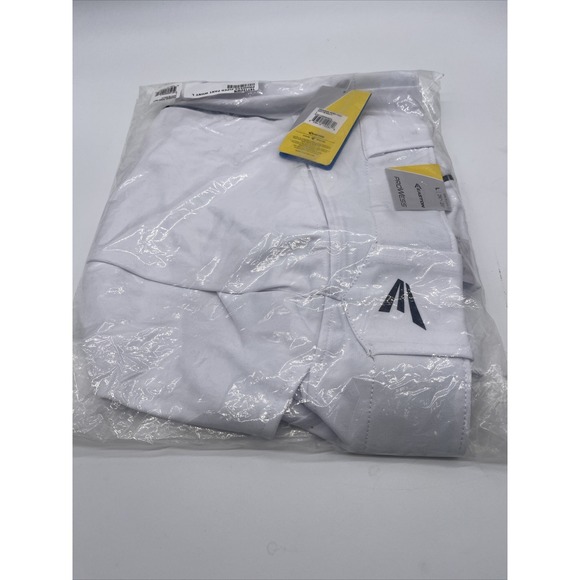 Easton Prowess Piped Softball Baseball Pants White Navy Womens Size L - Picture 4 of 12